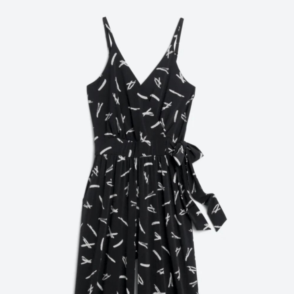 Rica Knit Crop Jumpsuit Black